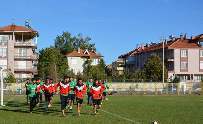 Korkuteli'nde lig hazırlığı Korkuteli'nde lig hazırlığı