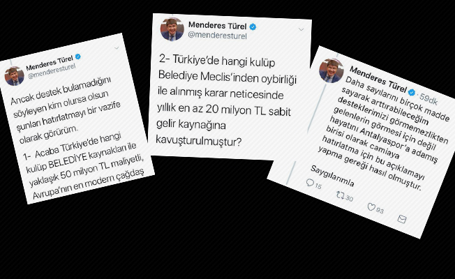 Öztürk'e Türel'den cevap Öztürk'e Türel'den cevap