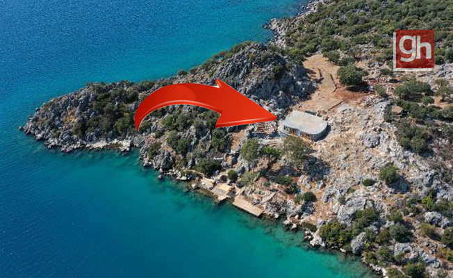 Demre'de İngilizin kaçak villası için belediyenin yıkım ihalesi hazır Demre'de İngilizin kaçak villası için belediyenin yıkım ihalesi hazır
