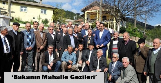 Dışişleri Bakanı Çavuşoğlu'ndan Mahalle Gezileri