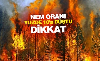 Orman yangını uyarısı
