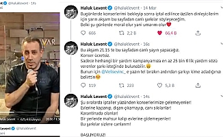 Haluk Levent'ten sosyal medyada 'moral konseri'