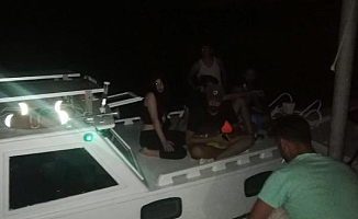 Teknede 13 İranlı kaçak göçmen yakalandı