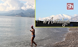 Turizm kenti Antalya’da aynı gün iki mevsim
