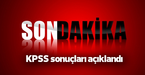 2015 KPSS sonuçları açıklandı