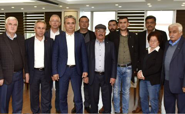CHP'li ilçe başkanları Başkan Uysal'ı ziyaret etti