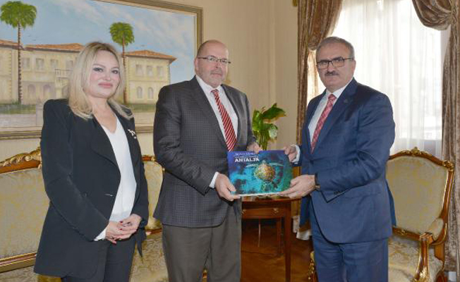 Letonya Büyükelçisinden Vali Karaloğlu'na ziyaret