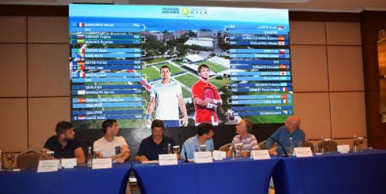 Antalya Open'da kura çekimi yapıldı