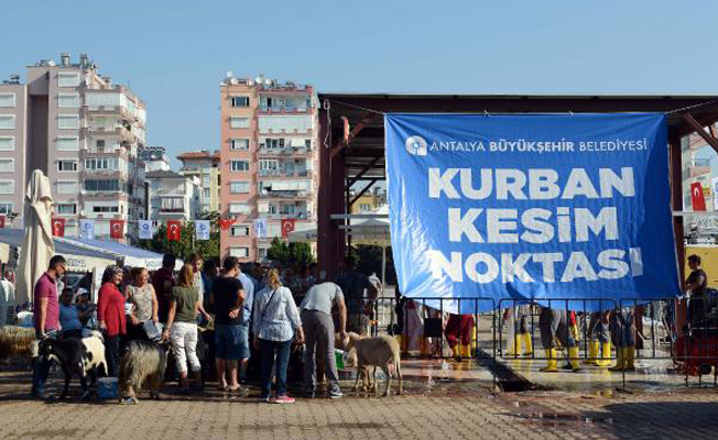 Büyükşehir'de kurban kesim yerleri belli oldu