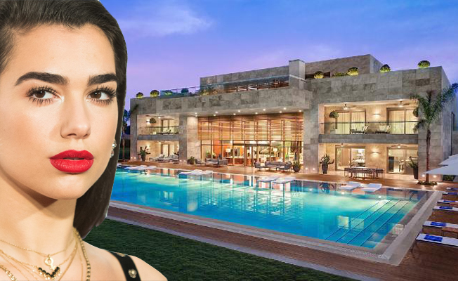 Dua Lipa'ya geceliği 15 bin dolarlık villa