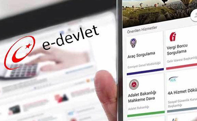 Artık o işlem de e-Devlet'te