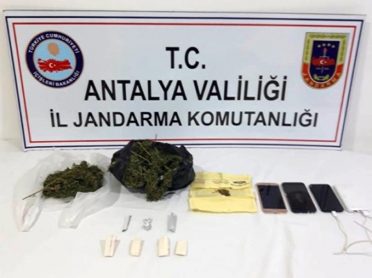 Manavgat'ta uyuşturucu operasyonu