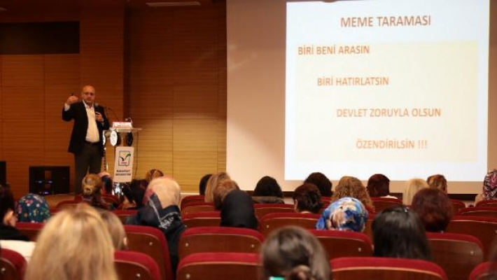 Manavgat'ta 'meme sağlığı' semineri