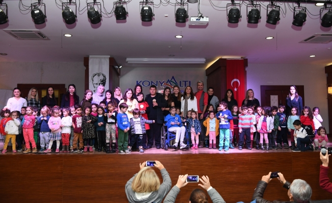 Minik öğrencilerden “Engelsiz Ses Türkiye” etkinliği