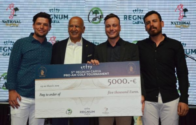 Regnum Carya Pro-Am Golf Turnuvası'nın şampiyonu Ali Altuntaş