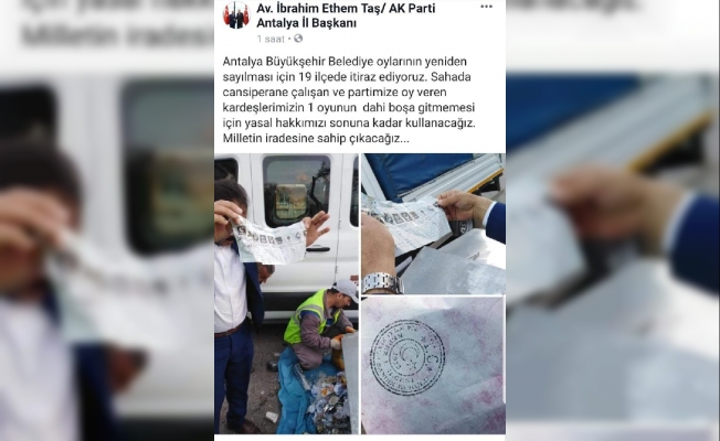 AK Parti'den 19 ilçede itiraz AK Parti'den 19 ilçede itiraz