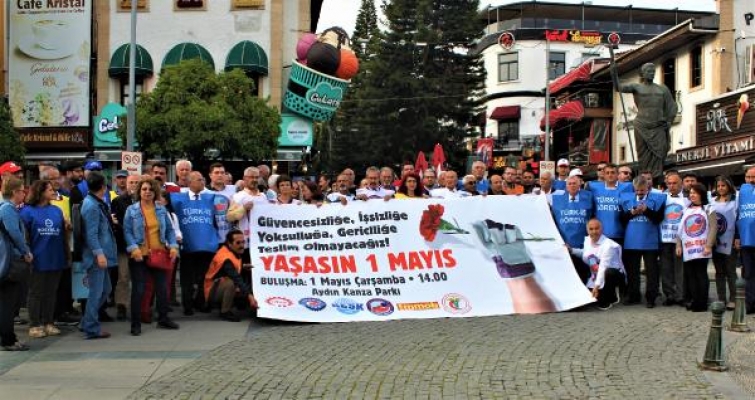 Antalyalılar, 'Büyük 1 Mayıs Mitingi ve Yürüyüşü'ne davet edildi