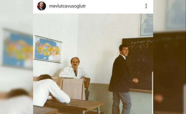 Bakan Çavuşoğlu'ndan lise nostaljisi