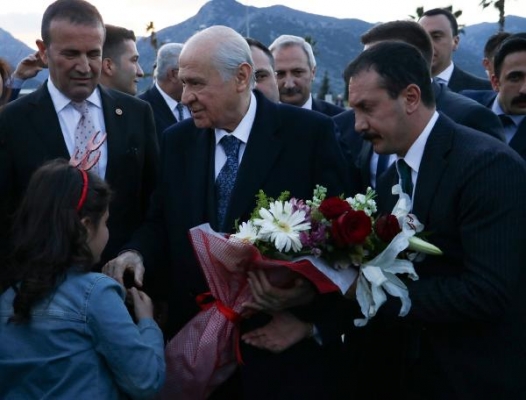 MHP lideri Bahçeli Antalya'da