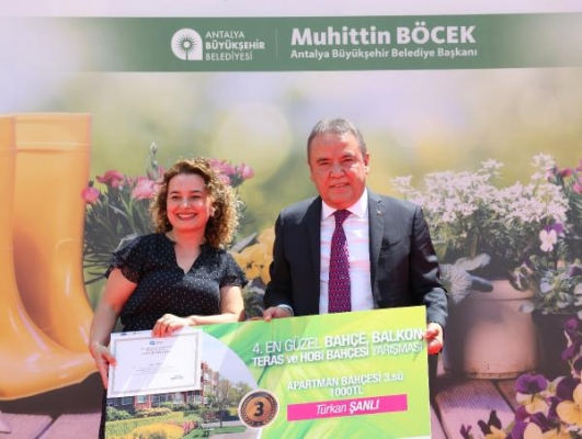 En güzel bahçe ve balkonlar ödüllendirildi