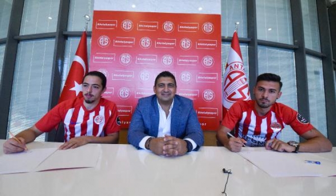 Antalyaspor Harun ve Ufuk ile sözleşme imzaladı