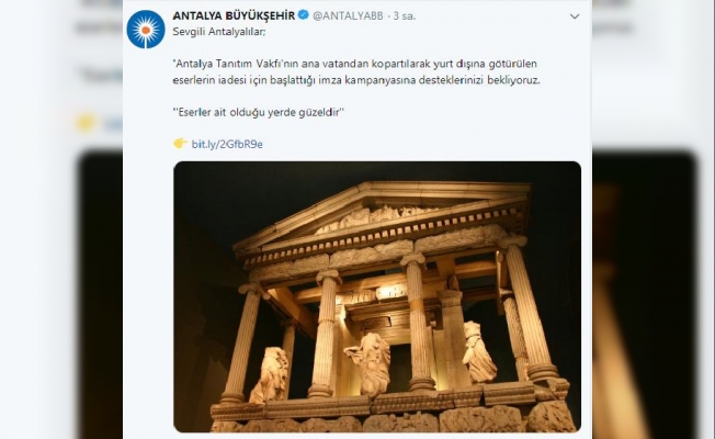 Büyükşehir'den imza kampanyasına destek Büyükşehir'den imza kampanyasına destek