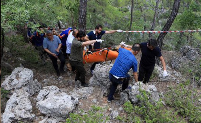 Uçurumda bulunan cesetin kimliği belli oldu