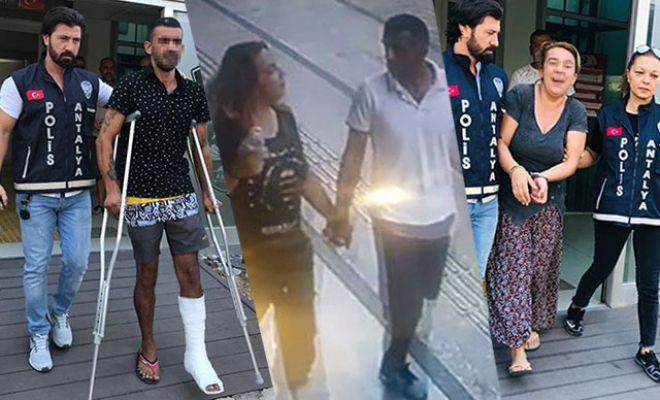El ele gittiler! Özel ekip yakaladı El ele gittiler! Özel ekip yakaladı