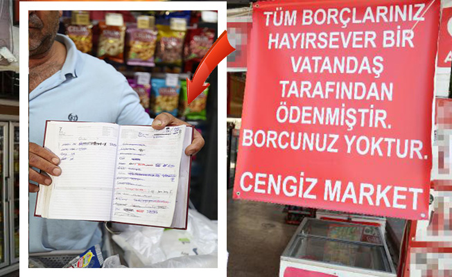 Marketin veresiye defterini satın aldı!