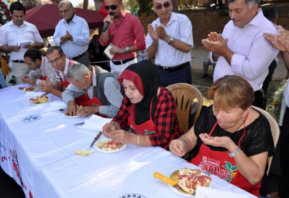 Çekirdeksiz Nar ve Tropikal Meyve Festivali'nde renkli görüntüler