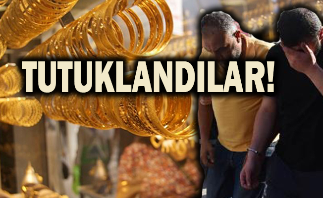 KURUSIKI TABANCAYLA ALTIN ÇALAN SOYGUNCULAR