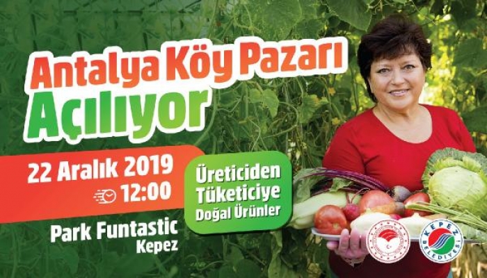 Antalya Köy Pazarı açılıyor