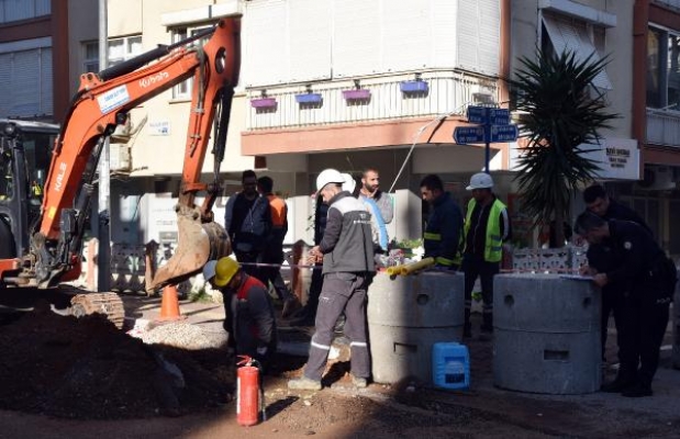 Doğal gaz borusu patladı