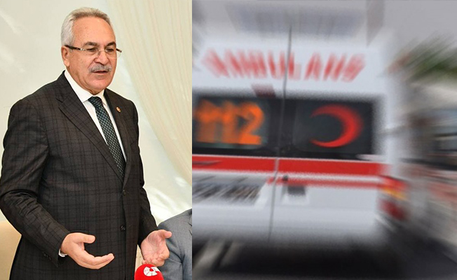 AK Parti'li İbrahim Aydın ve eşi kaza geçirdi