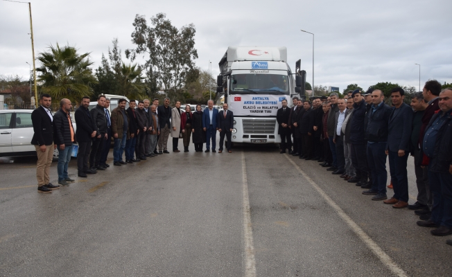 Aksu’dan depremzedelere yardım eli 