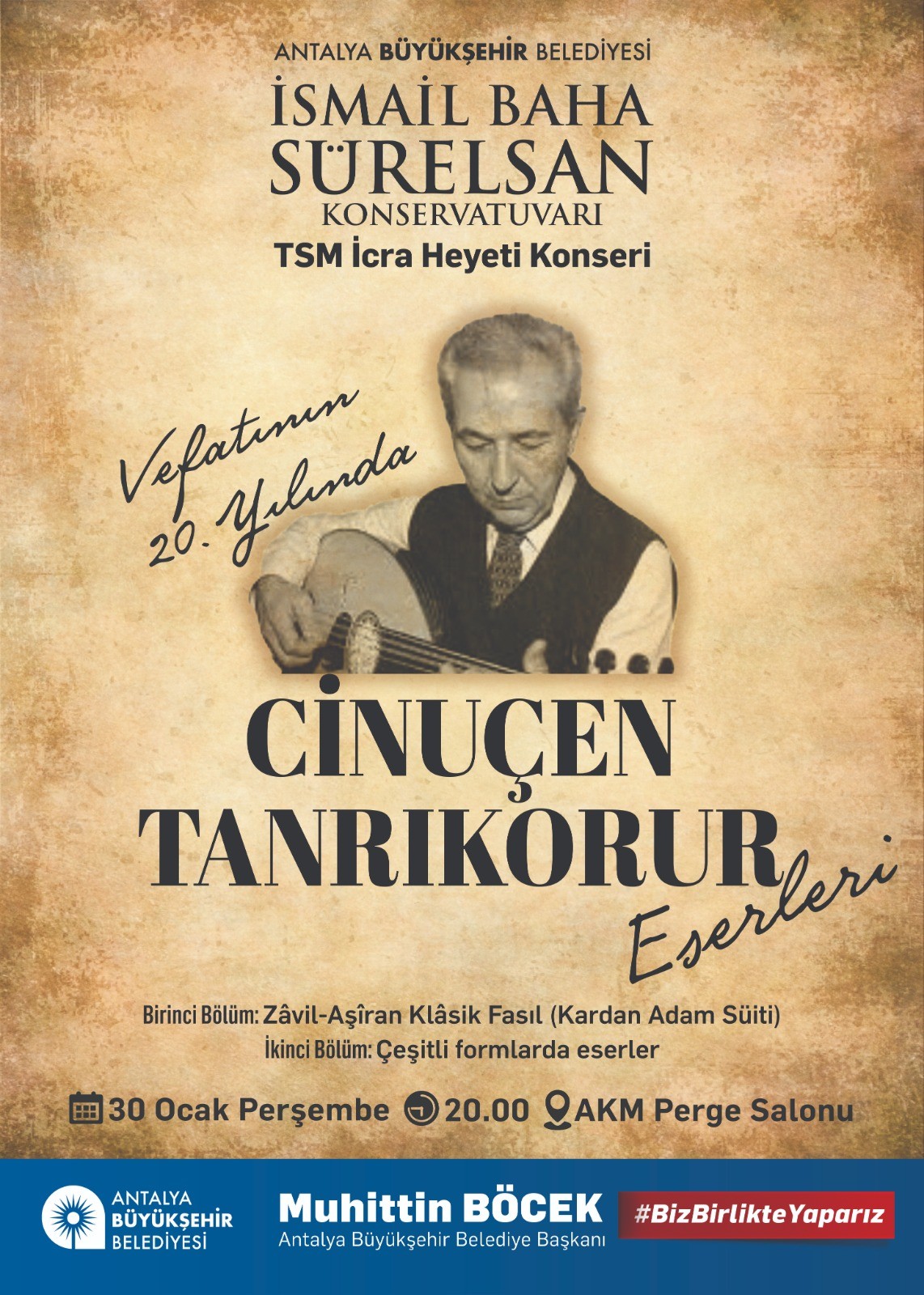Cinuçen Tanrıkorur eserleri ile anılacak Cinuçen Tanrıkorur eserleri ile anılacak