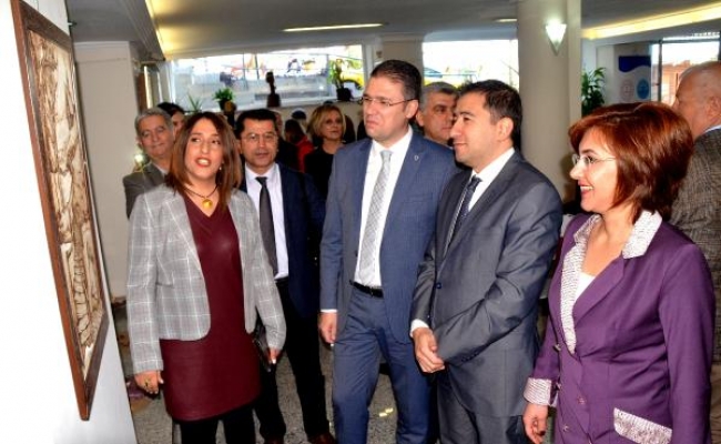 Kursiyerlerden sergi
