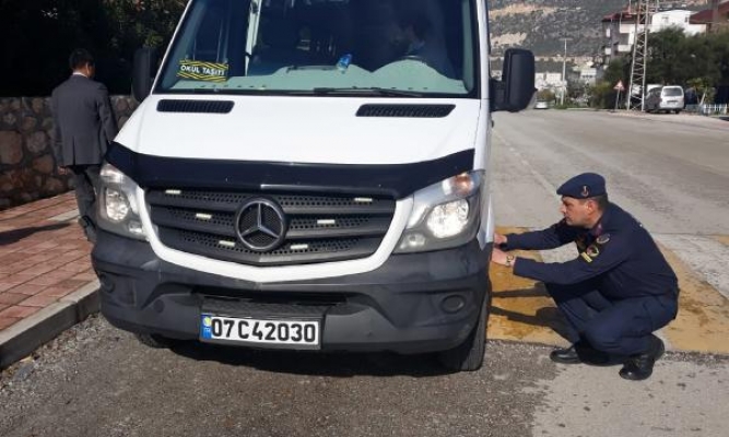 Öğrenci servis araçlarına denetim