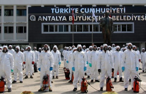 Büyükşehir'in dezenfekte ordusu