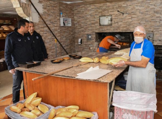 Fırınlarda koronavirüs denetimi ve uyarısı