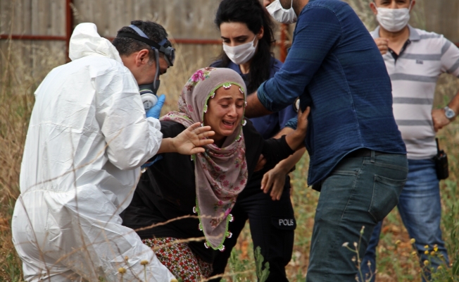 Cesedini elbisesinden teşhis etti, feryatları yürekleri yaktı!