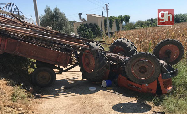 Aksu'da traktör kazası... Çiftçi hayatını kaybetti!