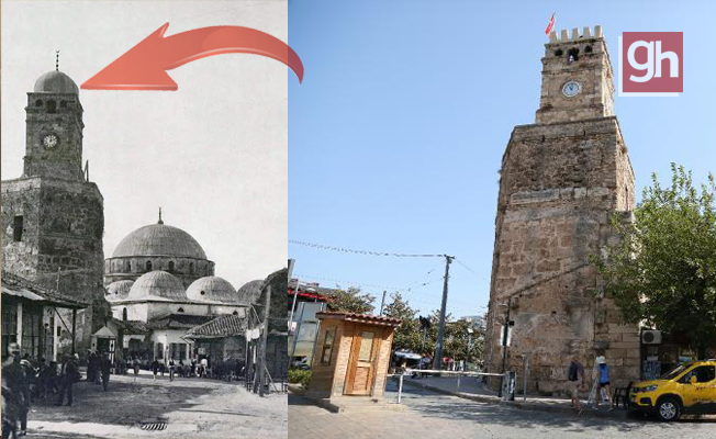 Antalya'nın simgesi Saat Kulesi'ne kubbe geliyor