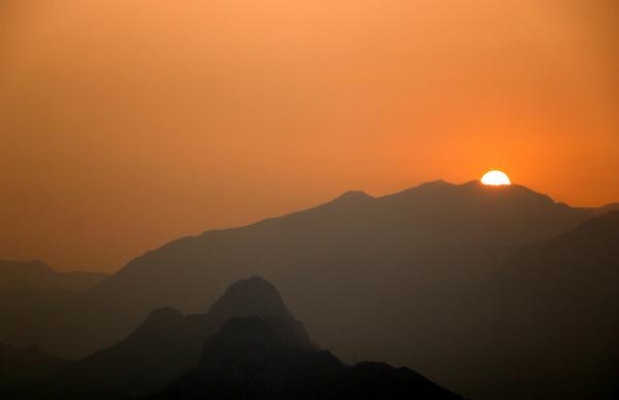 Antalya'da gün batımı güzelliği