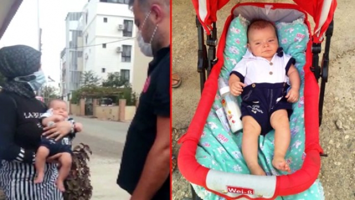 Antalya'da terk edilmiş üç aylık bebek bulundu