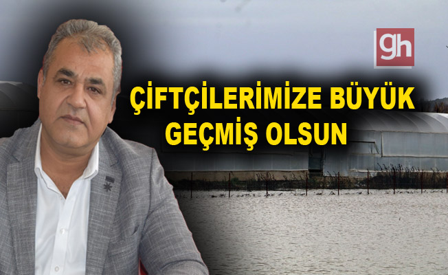 Hal Başkanı Yılmaz, çiftçinin üzüntüsünü paylaştı!