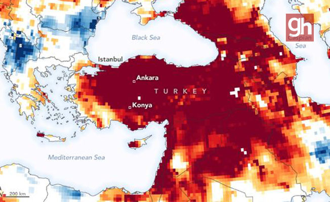 İşte Türkiye'nin kuraklık haritası! İşte Türkiye'nin kuraklık haritası!