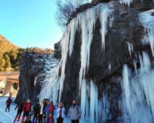 Alanya'da devasa buz kütleleri oluştu