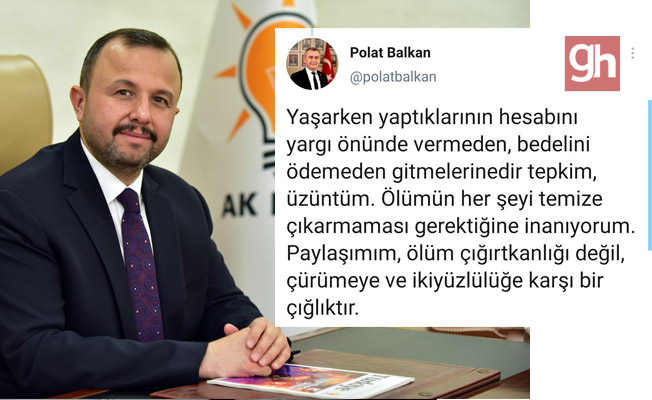 'Kadir Topbaş' paylaşımına AK Partili Taş'tan tepki!