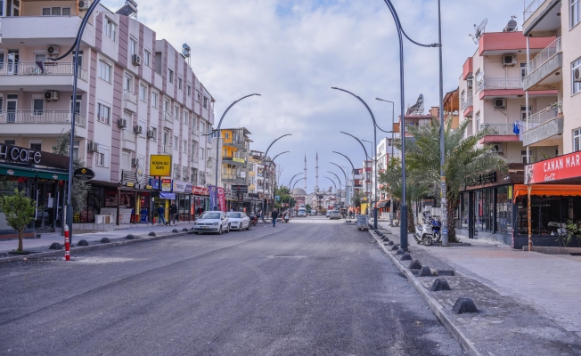 Kafeler Caddesi birinci etabın sonuna gelindi 